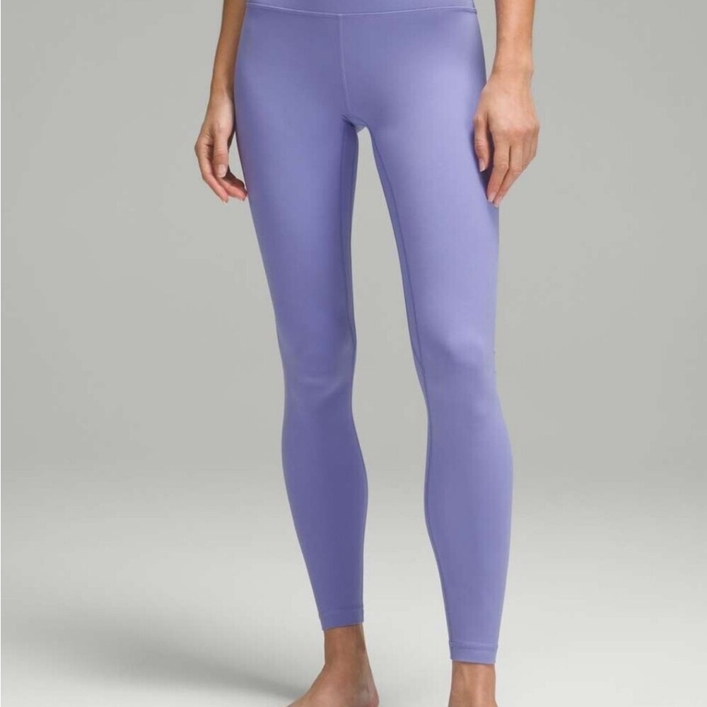 lululemon Align High-Rise Pant 28" in dark lavender, size 4